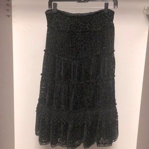 Gypsy style tiered skirt